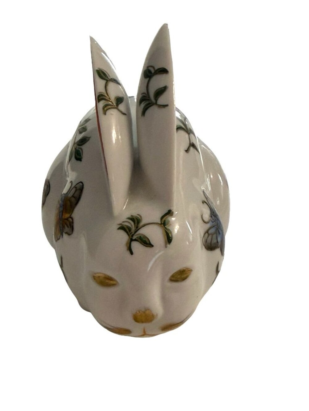 Andrea by Sadek Porcelain Bunny Figurine Butterfly Rabbit Made in Japan - Picture 2 of 10